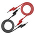 2pcs Banana Plug to Banana Plug Test Lead Cable, 100cm/3.3ft for Multi-Meter Electrical Testing