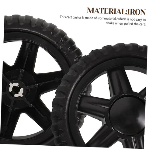 4pcs GANAZONO Replacement Laundry Cart Wheels Rolling Carts Wheels for Shopping Trolley