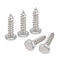 uxcell 5pcs Hex Head Lag Screws Bolts, 1/4" x 1" 304 Stainless Steel Partial Thread Wood Screws