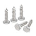 uxcell 5pcs Hex Head Lag Screws Bolts, 1/4" x 1" 304 Stainless Steel Partial Thread Wood Screws