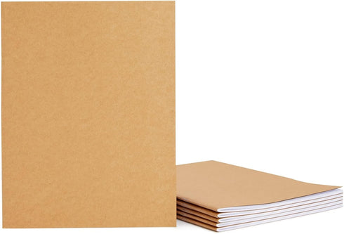Paper Junkie 6 Pack Large Bulk Sketchbook Journals | Blank Books for Kids, Students, Office Supplies