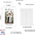 5x7-Inch 24-Pack Andaz Press Personalized Photo Wedding Thank You Cards with Envelopes, Wedding Thank You Card