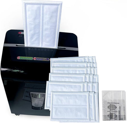 Aspakelle Sheets,24 Pack Sharpening,8.5"x6"Sharpening 1 15.8Gal Paper Shredder Lubricant Paper Shredder & Lubricating