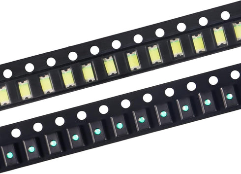 Coliao 200pcs 1206 (3.2mm 1.6mm 3V 20mA 270-320MCD) Bulb White SMD LED Diode Lights Chips x DC Super Bright Lighting