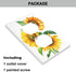 Pznen 1-Gang 4.5x2.76 Inch Watercolor Sunflowers Bouquet Outlet Covers, Yellow Floral Duplex Receptacle Wall Plate