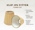 CS-1054-5AGL, 3 5 4.5 Royal Designs, Inc. Designer Mushroom Pleat Empire Chandelier Shade Antique Gold, x x