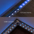 BTF-LIGHTING 4 Pin 10mm Connector Kit, 8pcs Corner Connector and 4pcs Gapless Solderless Connector for LED Strip