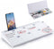 TSJ OFFICE Desktop Whiteboard Dry-Erase Board - Computer Keyboard Stand with Drawer, Desk Organizers for Home, Office,