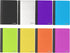 BAZIC Composition Book, 80 Sheet, 5" x 7" Poly Cover Notebook, Writing Journal Comp Lined Notebooks, Assorted Color,