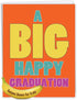 NobleWorks Jumbo Funny Graduation Card - 8.5 x 11 Inch Humor Notecard for High School, College Graduates