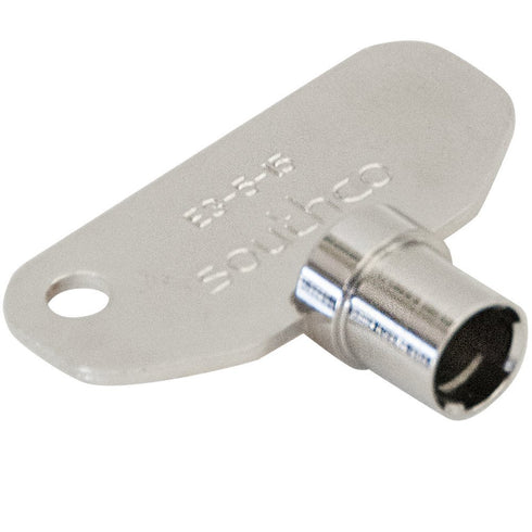 Southco E3 5-15 Series Vise Action Nickel Plated Steel Large Compression Latch Tubular Key, Pack of 2