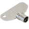 Southco E3 5-15 Series Vise Action Nickel Plated Steel Large Compression Latch Tubular Key, Pack of 2