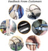 30Pcs Hose Barb Fittings Kit, Pipe Connector Joint Splicer for Aquarium Gas Liquid Air, 10 Sizes for Hose ID