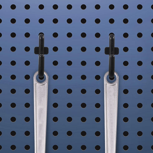 80pcs J-Shaped Pegboard Hooks for Garage Tool Storage Heavy Duty Black Plastic Peg Hooks for Peg Board Wall Hanging