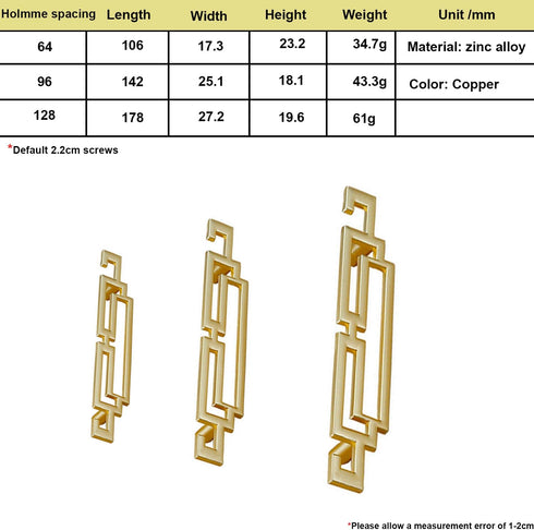 4PCS Chinese Style Cabinet Pull Handles, Drawer Pulls, Closet Handles, Hardware Handles for Furniture Dresser Drawer with Screws (128mm Hole spacing)
