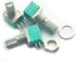 HiLetgo 10pcs Double-Joint 6 Pin 09 B50K Potentiometer for Audio Amp with Nut