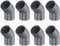 uxcell 8pcs 1" 45 Degree Elbow Pipe Fittings, Furniture Construction Grade 2-Way