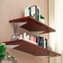 4 3 inches 4 2 inches White Floating Shelf Bracket x for Small Floating Wood Shelves, Pcs Small Triangle Shelf Brackets
