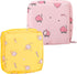 Gouccpu Sanitary Napkin Storage Bag, 2 Pack Cute Period Bag for Women Girls,Portable