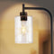 DINGLILIGHTING DLLTGlass Lampshade for Floor Lamp: Seeded Glass Lampshade for Living Room
