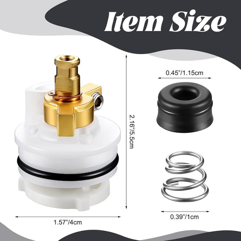 2 Pack Shower Cartridge Repair Kit for Delta RP1991, Fits 1600 Series Tub Shower Valves with RP4993 Seats and Springs