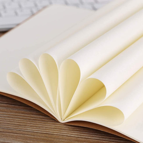 Large Blank Notebook Journals Bulk - Thick Plain Paper, 60 Pages, 8.5x11 inch, 12 Pack for Students, Office
