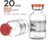 Ks-Tek Sterile Empty Vials with Self Healing Injection Port, 20ml, 10 Pack