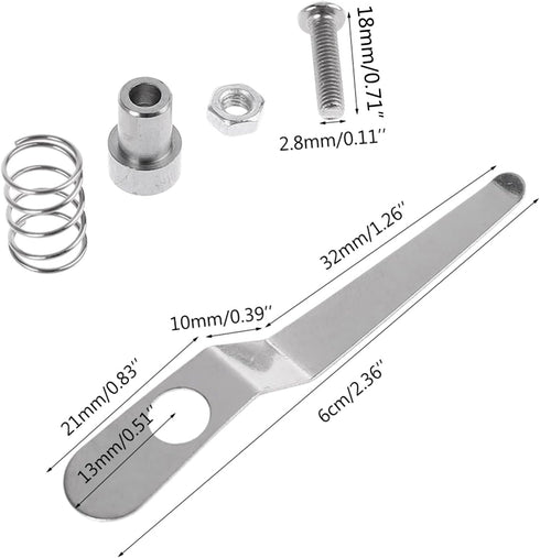 Stainless Steel Specimen Presser Holder Slides Clips for Biological Microscope Accessories