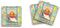 Sticky Notes 12 Pack, The Chicken Nugget Funny Tarot Cards, 3"x3" 50 Sheets Per Pad, Cute Funny Memo Note Pads