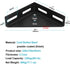 4 Brackets,7" 7", 264 lbs/Each 1/8" heneng Pcs Corner Brace x Triangle Shelf Bracket,Max Load Thick