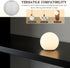 8-inch 3-inch VILLCASE Frosted Glass Globe Lampshade Diameter with Neck, Hanging Pendant Light Fixture Cover