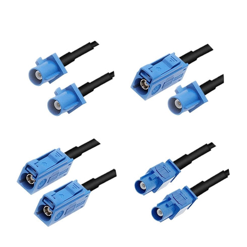 ZUAHNTE RG174 LM,30M) Fakra C Male/Female Cable Extension Cord Coaxial Pigtail for Car Telematics Navigation(Fakra C LM