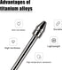 Universal Fit No Worn Out Fine Titanium Alloy Fine Pencil Nibs Compatible with BOOX Pen 2 Pro,iReader,IFLYYTEK,Lamy AL-Star Digital Pen, Ballpoint Replacement Tips for eReader digital Pen,2 Pcs