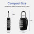 4 Digit Combination Lock Outdoor Padlock for School Gym Locker Outdoor Waterproof Padlock for School Gym Locker, Storage Unit,Garages, Sports Locker, Toolbox, Hasp Storage (2 Pack Black) by Greoil