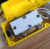 YXQ Rainproof Pendant Hoist Up Down Switch, C0B-61DR Push Button Control for Heavy Machinery, Yellow