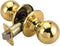 Design House 782912 Polished Brass Ball Passage Hall and Closet Door Knob