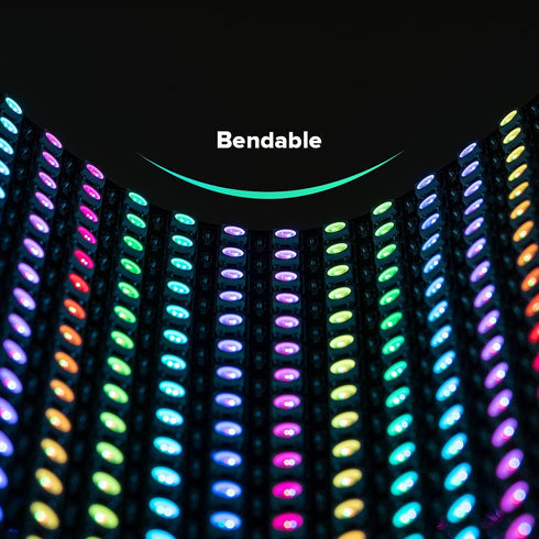 SEZO 16x16 LED Matrix WS2812B RGB 5050SMD, Digital Flexible Individually Addressable Lighting for Arduino
