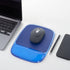Staples Gel Mouse Pad/Wrist Rest Combo, Blue Crystal (18259)