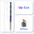 1/4 Inch 1/4" 2" 4" Extra Long Upcut Spiral Router Bit Shank, Cutting Dia. CL. OVL. Router Bit with DLC Coating