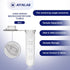 Microcentrifuge Tubes 2ml, AyinLab 500pcs Polypropylene Plastic Tubes with Leak-Proof Snap Caps