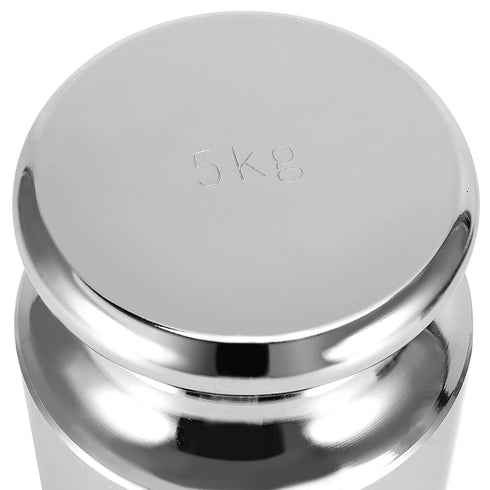 5 KG Calibration Weight, 5000g Precision Class M1 Steel Scale Calibration Weight with Chrome Finish