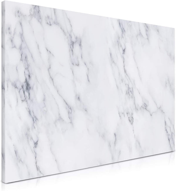 Navaris Magnetic Dry Erase Board - 16 x 24 inches Decorative White Board for Wall, Includes 5 Magnets and Marker