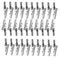 25PCS Insulated Mini Test Alligator Clip 10mm Heavy-Duty Safety Test Leads Alligator Clips Plug Connectors