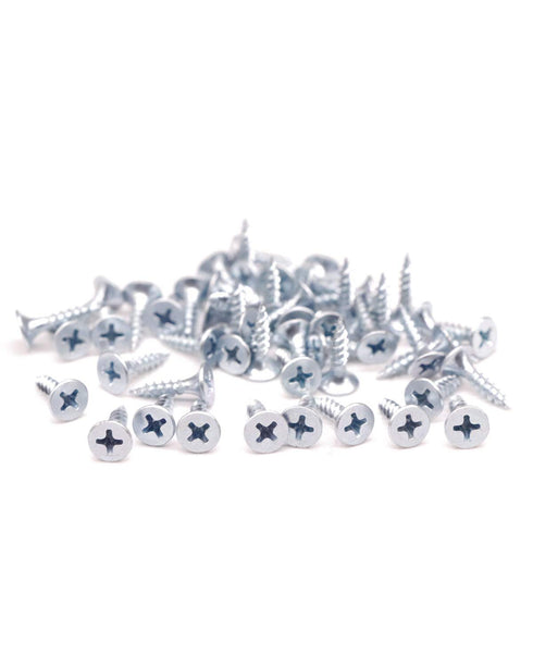 200pcs #6x5/8 Flat Head Phillips Drywall Screws, Fine Thread Sharp Point Wood Screws, Zinc Coated Carbon Steel