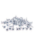 200pcs #6x5/8 Flat Head Phillips Drywall Screws, Fine Thread Sharp Point Wood Screws, Zinc Coated Carbon Steel