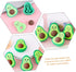Ciieeo 108 Pcs Adorable Avocado Erasers - Cartoon Rubber Kids Erasers for Toddlers, Basket Stuffer