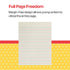 School Smart Zaner-Bloser Paper, 500 Sheets White, 1/2 Inch Ruled, 8 x 10-1/2 Inches