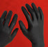 Night Angel 4 mil Nitrile Powder Free Exam Gloves Adenna (Black, Medium) Box of 100