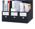 Magazine File Holder (6 Pack) – Cardboard Document Organizer for School, Office, Home Magazine Storage