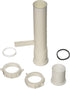 Keeney 35-8WK 1-1/2-Inch by 8-Inch Branch Tailpiece, Direct Connect or Slip Joint, White, 5/8-Inch O.D.
